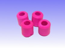 Anti Skid Rubbers - HOT PINK